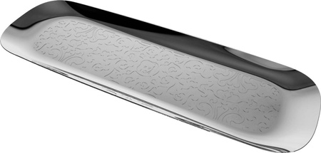 DRESSED - prostokątna taca stalowa 62x20cm ALESSI