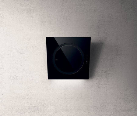 OM AIR BL/F/75 okap naścienny - czarne szkło ELICA