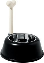 LUPITA - czarna miska dla psa ALESSI