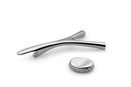 VIRGULA DIVINA - polerowany otwieracz do butelek ALESSI