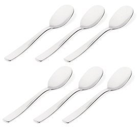 KNIFEFORKSPOON - zestaw 6 łyżeczek deserowych ALESSI