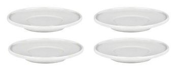 PLATEBOWLCUP - zestaw spodków do filiżanek do espresso dla 4 osób ALESSI