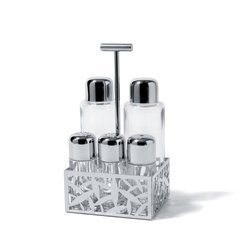 CACTUS! - zestaw 5 przyprawników na podstawce ALESSI