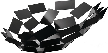 LA STANZA DELLO SCIROCCO - czarna misa na owoce 41 cm ALESSI