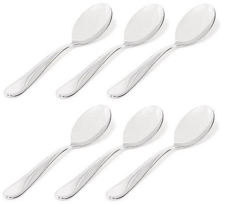 NUOVO MILANO - zestaw 6 łyżeczek deserowych ALESSI