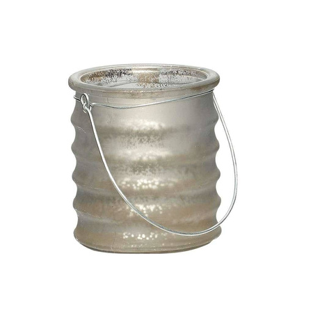 Szklana osłonka na tealight - plum HUBSCH