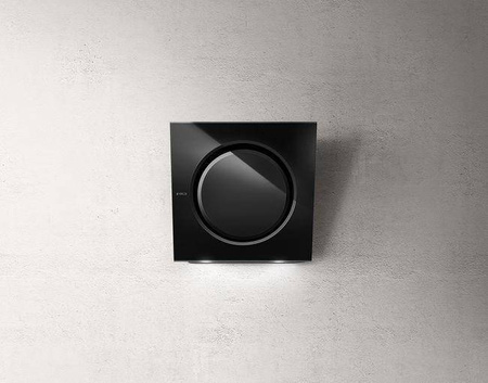 MINI OM BL/F/55 okap naścienny - czarne szkło ELICA