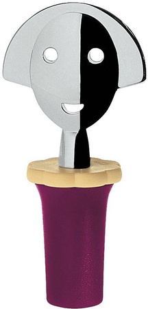 ANNA STOP 2 - korek do wina czerwony ALESSI