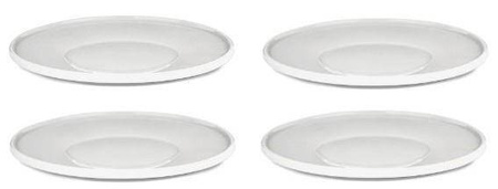 PLATEBOWLCUP - zestaw spodków do filiżanek do herbaty dla 4 osób ALESSI