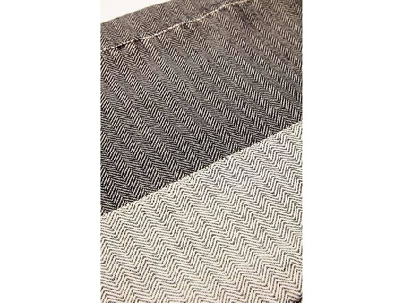 Pled OFFWHITE - czarny/biały 140x200 HUBSCH