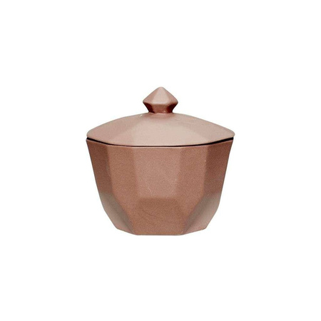 Cukiernica z pokrywką - ceramika brąz HUBSCH
