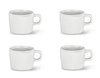 PLATEBOWLCUP - zestaw filiżanek do espresso dla 4 osób ALESSI