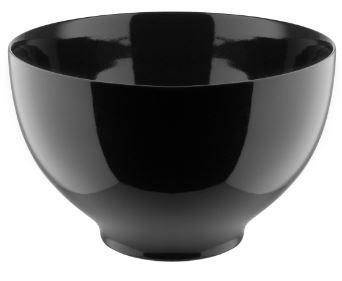 TONALE - duża czarna miska sałatkowa 18cm ALESSI