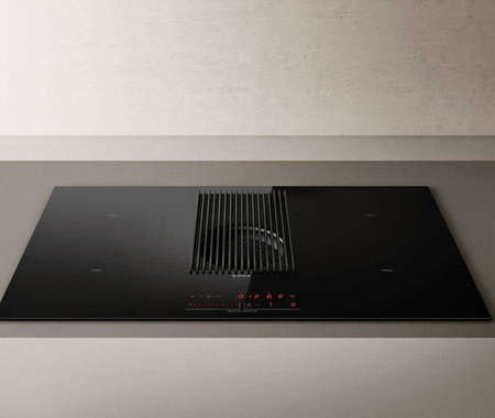 NIKOLATESLA PRIME BL/F/83 czarna płyta indukcyjna z pochłaniaczem ELICA