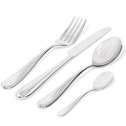 NUOVO MILANO - zestaw sztućców dla 6 osób, 24 el., noże z jednego kawałka stali ALESSI