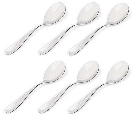 NUOVO MILANO - zestaw 6 łyżeczek do herbaty ALESSI