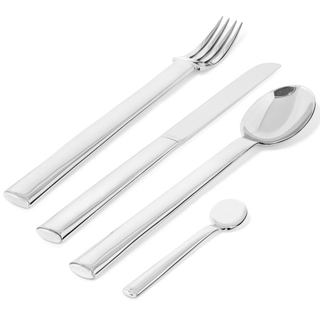 RUNDES MODELL - zestaw sztućców dla 6 osób 24 el ALESSI