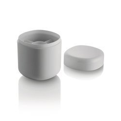 BIRILLO - pojemnik na patyczki higieniczne, biały ALESSI