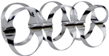 RIBBON - stalowy stojak na 6 butelek ALESSI
