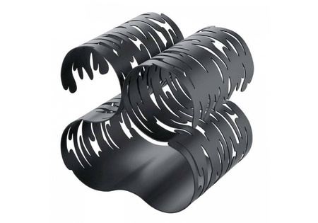 BARKCELLAR - czarny stojak na butelki ALESSI