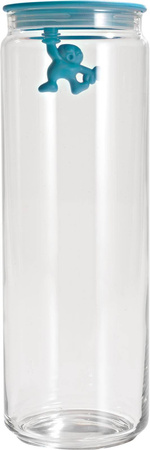 GIANNI - pojemnik kuchenny z niebieską pokrywką 2l ALESSI