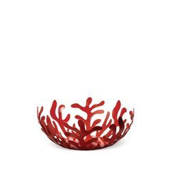 MEDITERRANEO - czerwony kosz na owoce 25 cm ALESSI