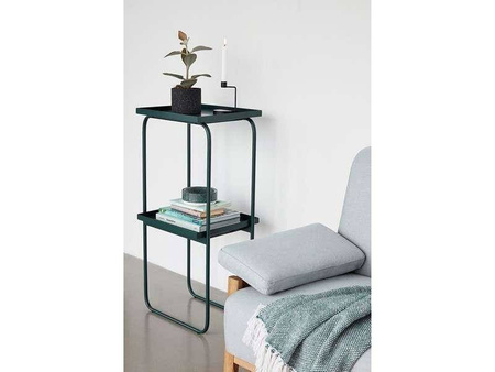 Pled OFFWHITE- zielony/biały 140x200 HUBSCH