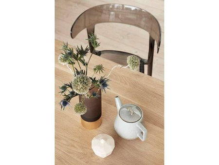 Cukiernica z pokrywką - ceramika szara 720209 HUBSCH