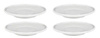 PLATEBOWLCUP - zestaw spodków do filiżanek do espresso dla 4 osób ALESSI