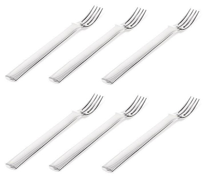 RUNDES MODELL - zestaw 6 widelców do ryb ALESSI
