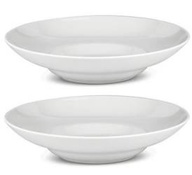 MAMI - zestaw 2 białych talerzy głębokich ALESSI