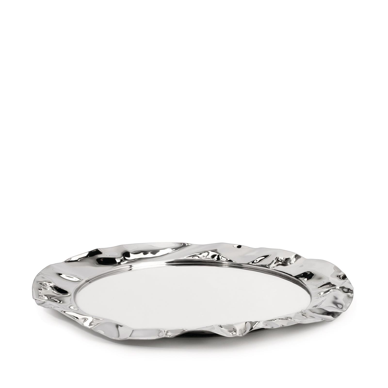 FOIX - okrągła taca polerowana 44cm ALESSI
