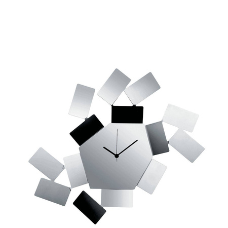 LA STANZA DELLO SCIROCCO - polerowany zegar ścienny ALESSI