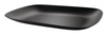 MOIRE - Czarna prostokątna taca 45x34cm ALESSI