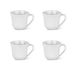 KU - zestaw filiżanek do kawy dla 4 osób ALESSI