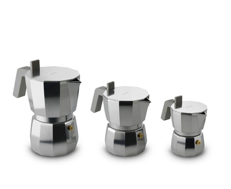 MOKA - ciśnieniowy zaparzacz do espresso na 3 filiżanki 150ml ALESSI
