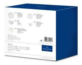 Zestaw naczyń Royal Basic Set dla dwóch osób 10 el. VILLEROY&BOCH