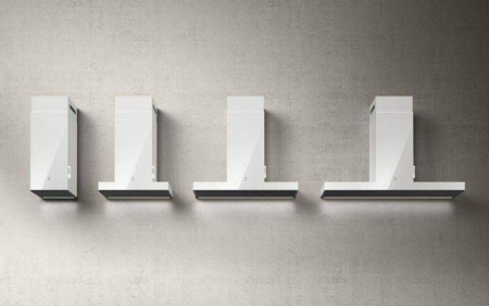 HAIKU WH/A/32 okap naścienny - biały Krion ELICA