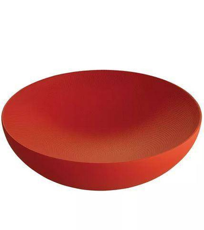 DOUBLE - czerwona misa o podwójnych ściankach 32cm ALESSI