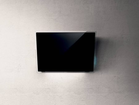 ELLE BL/F/80 okap naścienny - czarne szkło ELICA