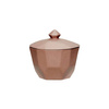 Cukiernica z pokrywką - ceramika brąz HUBSCH