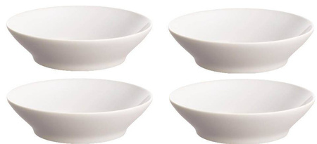 TONALE - zestaw 4 białych talerzy głębokich ALESSI