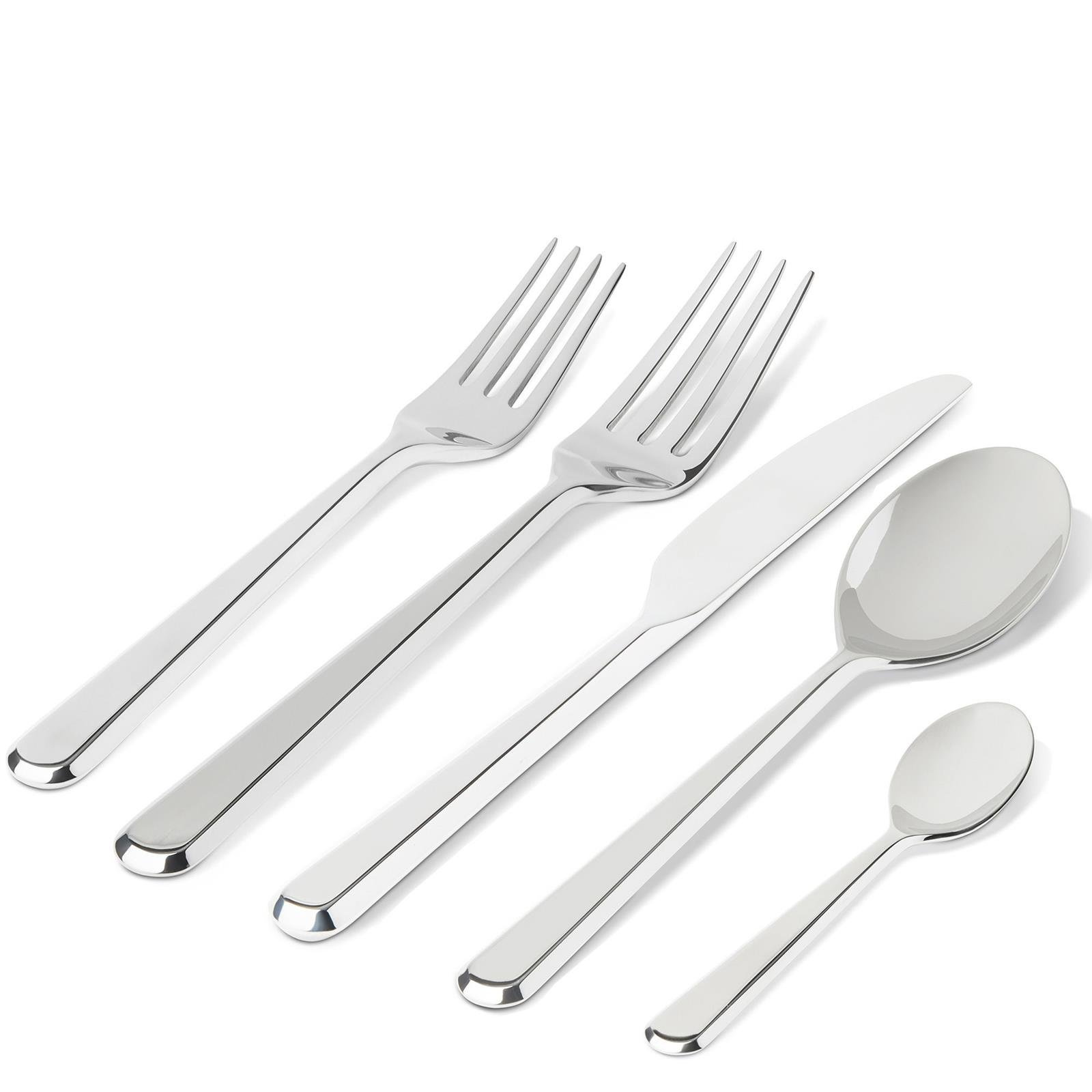 AMICI - zestaw sztućców 5 el. dla 1 osoby ALESSI