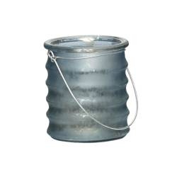 Szklana osłonka na tealight - dark blue HUBSCH