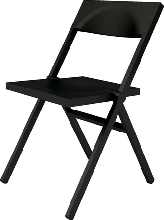 PIANA - czarne krzesło składane ALESSI
