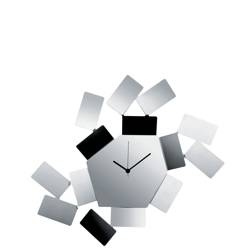 LA STANZA DELLO SCIROCCO - polerowany zegar ścienny ALESSI