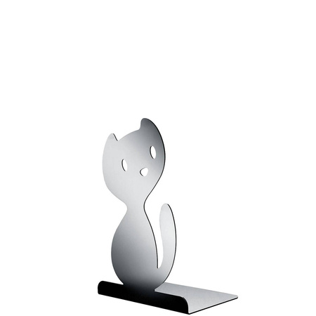 VIGO - polerowana podpórka do książek kot ALESSI