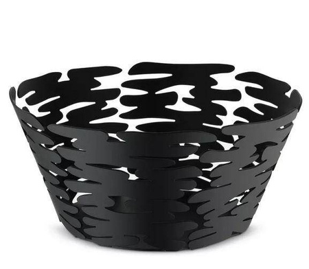 BARKET - czarny kosz 21cm ALESSI