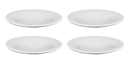 KU - zestaw spodków do filiżanek do espresso dla 4 osób ALESSI