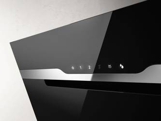 MAJESTIC NO DRIP BL/A/60 okap naścienny - czarne szkło ELICA